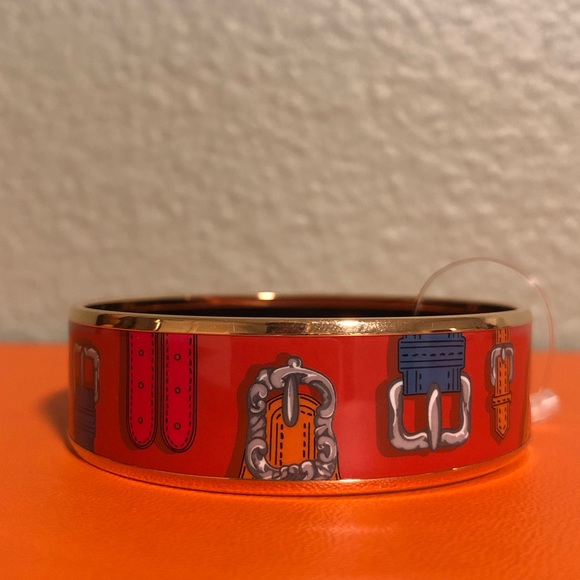 Hermes Enamel Bangle - Picture 1 of 3